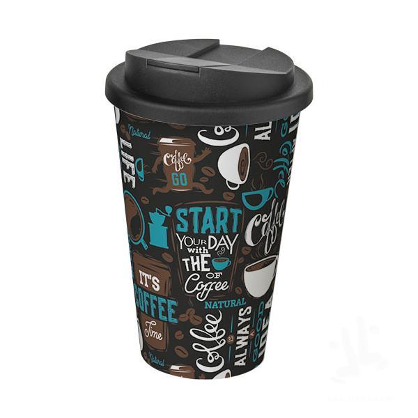 Brite-Americano® 350 ml tumbler with spill-proof lid