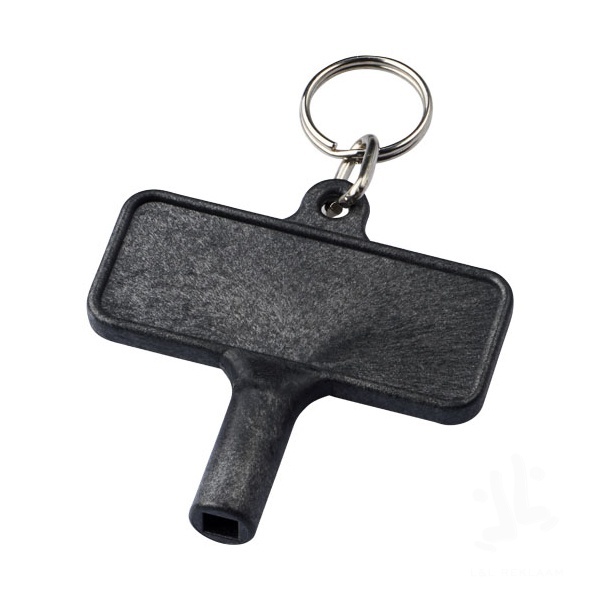 Largo plastic radiator key with keychain