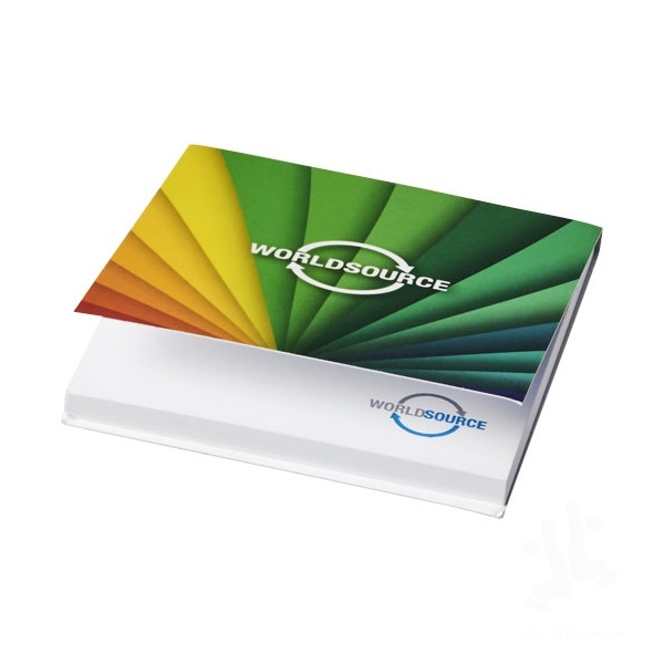 Sticky-Mate® soft cover squared sticky notes 75x75