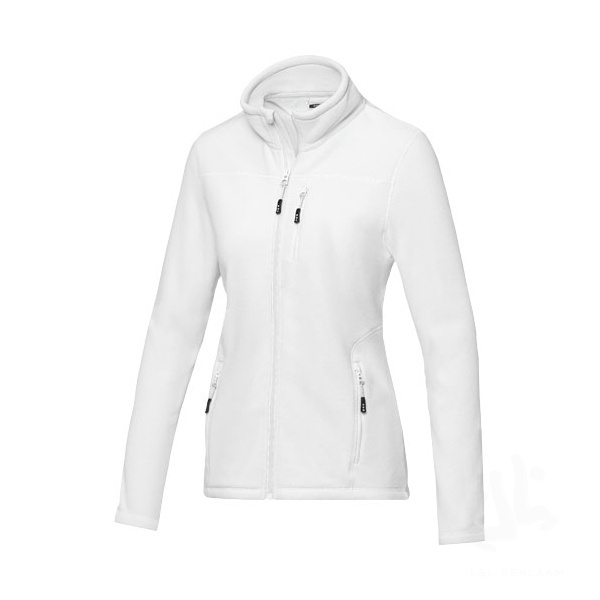 Amber women's GRS recycled full zip fleece jacket