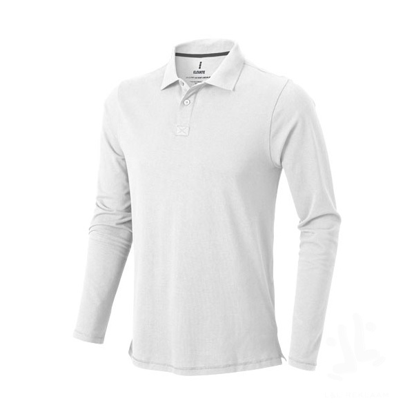 Oakville long sleeve men's polo