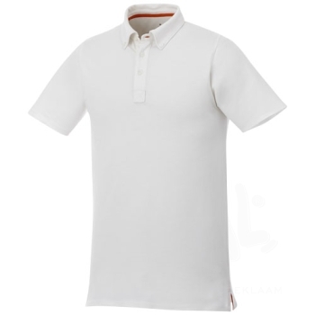 Atkinson short sleeve button-down men's polo