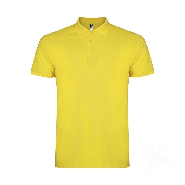 Star short sleeve men's polo