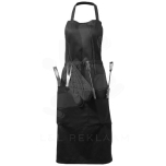 Bear BBQ apron with utensils