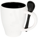 Nadu 250 ml ceramic mug with spoon