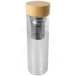 Bailey 400 ml borosilikaadist veepudel bambusest kaanega