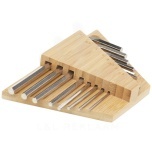 Allen bamboo hex key tool set