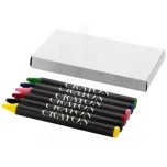 Ayo 6-piece coloured crayon set