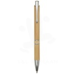 Wicker bamboo ballpoint pen (black ink)