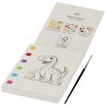 Quell colouring book and water brush pen set