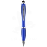 Nash stylus ballpoint pen with coloured grip