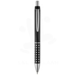 Bling ballpoint pen with aluminium grip