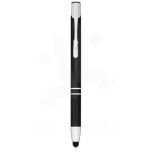 Moneta anodized aluminium click stylus ballpoint pen