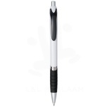 Turbo ballpoint pen with white barrel