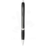 Turbo ballpoint pen with rubber grip