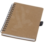 Cobble A6 wire-o recycled cardboard notebook with stone paper