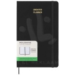 Moleskine kovakantinen päiväämätön L viikkokalenteri