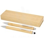 Oblys bambukuulakärkikynä- ja lyijytäytekynäsetti