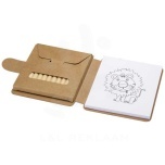 Chroma drawing notepad and pencils set