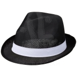 Trilby hat with ribbon