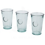 Copa 3-piece 300 ml recycled glass set