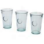 Copa 3-piece 300 ml recycled glass set