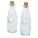 Sabor 2-piece recycled glass oil and vinegar set