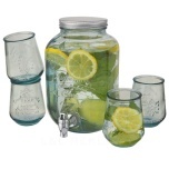 Jardim 5-piece recycled glass set