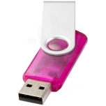 Pööratav läbipaistev 2 GB USB-mälupulk