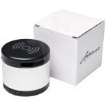 Jones metal Bluetooth® speaker with wireless charging pad