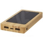 Alata 8000 mAh bamboo solar power bank