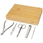 Ladia 5-piece bamboo manicure set