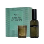 Wellmark 100 ml room spray and 70 ml Tender Affection candle gift set