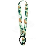 Lior sublimation lanyard with silicone bracelet