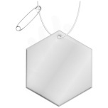 RFX™ H-12 kuusnurkne peegeldav PVC riidepuu