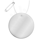 RFX™ H-16 pyöreä kevyt heijastava PVC-riipus, keskikokoinen