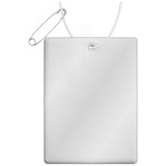 RFX™ H-12 suorakaiteen muotoinen kevyt heijastava PVC-riipus, suuri