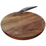 SCX.design K03 puinen leikkuulauta ja veitsisetti