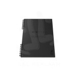 EcoNotebook NA4 taaskasutatav märkmik kunstnahast kaanega