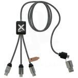 SCX.design C33 60W Type-C laadimiskaabel kahekordse helendava logoga