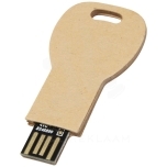 Key-shaped recycled paper USB 2.0