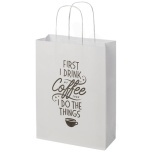 Kraft paper bag with twisted handles - medium