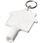 Maximilian house-shaped recycled utility key keychain