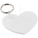 Tait heart-shaped recycled keychain