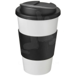 Americano® 350 ml tumbler with grip & spill-proof lid