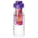 H2O Active® Treble 750 ml flip lid bottle & infuser