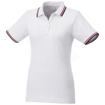 Fairfield short sleeve women's polo with tipping