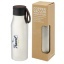 Ljungan 500 ml copper vacuum insulated stainless steel bottle with PU leather strap and lid