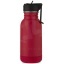 Lina 400 ml stainless steel sport bottle with straw and loop