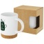 Neiva 425 ml ceramic mug with cork base